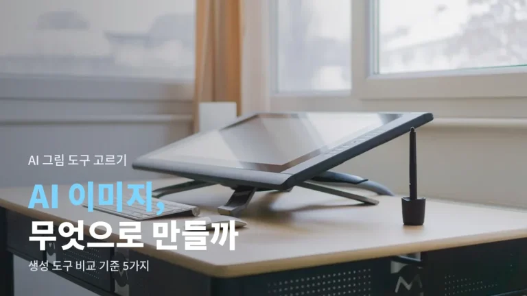 AI 이미지 생성 도구 비교 기준 5가지 - 사용 방식, 결과물 성향, 편집 기능, 상업적 이용까지 링크모아 정리